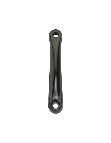 Alloy Left Crank Arm 175mm Square Taper JIS Design Black.